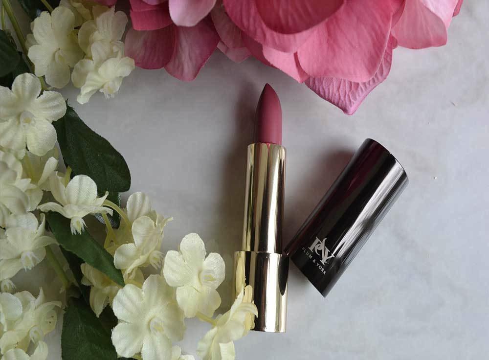Dubai Dust Rose So Kissable lipstick by Plum & York, makeup for olive to darker skin tones