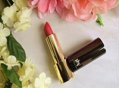 LA Isla Naranja lipstick by Plum & York, coral lipstick, makeup for olive to darker skin
