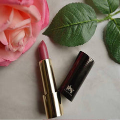 Miami Sunset Breeze lipstick by Plum & York, pink lipstick, makeup for olive to darker skin